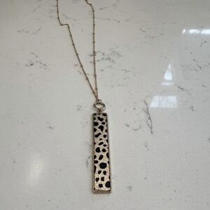 Cheetah Pendant Necklace